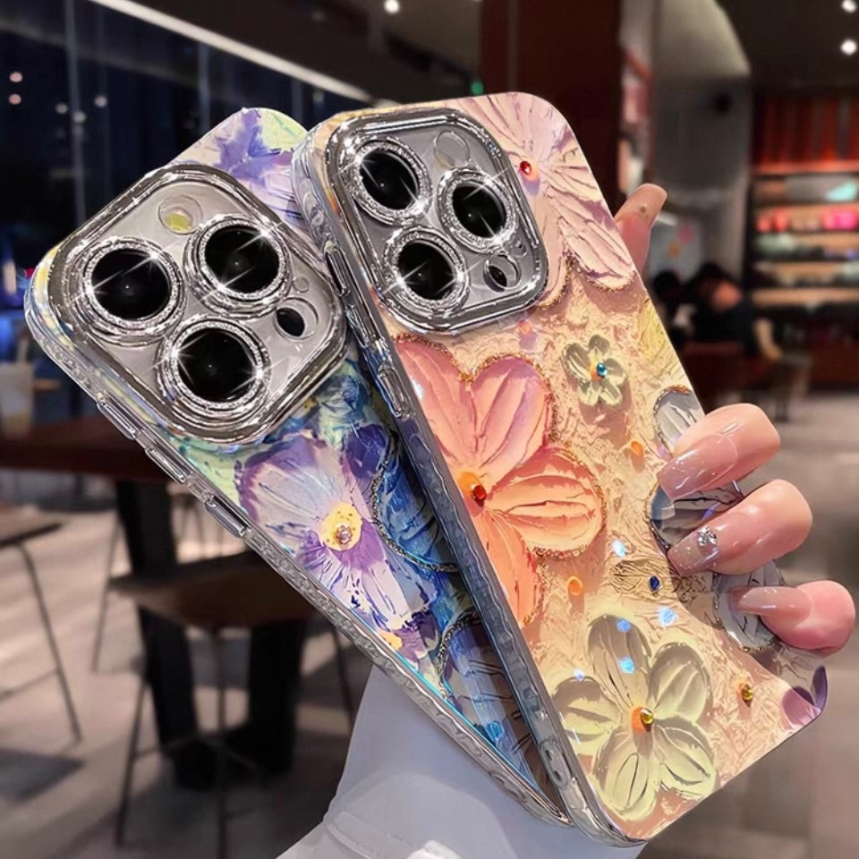Floral Glitter Luxe Case