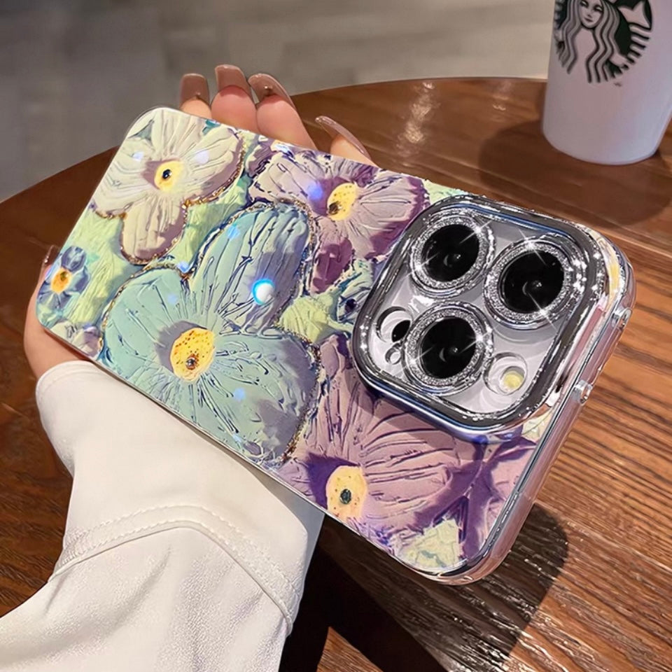 Floral Glitter Luxe Case